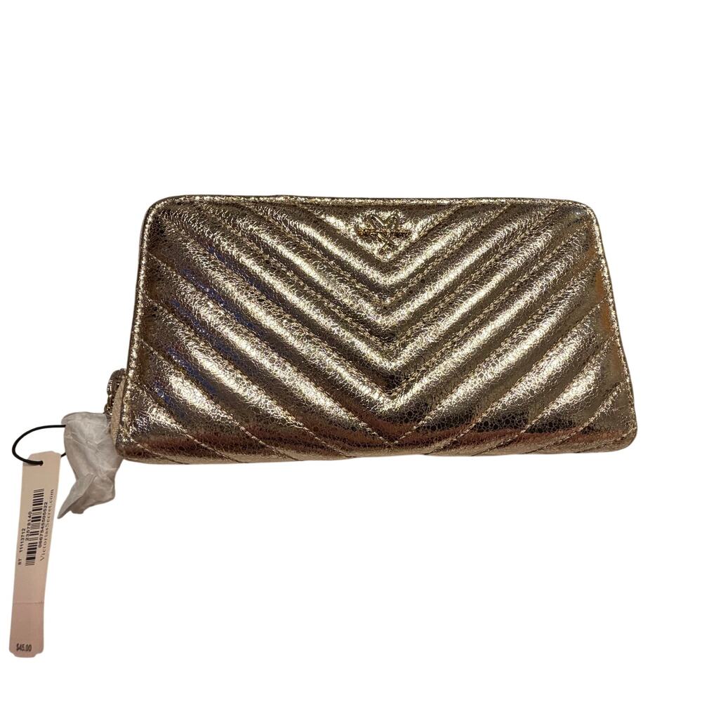 VS Quilted Metallic Wallet - Picture 1 of 3